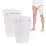 HANSILK 2 Pack katheter been zak houder | Wasbare Herbruikbare Urine Bag Cover Stretch Ondersteuning Sleeve Gestikt Ontwerp voor Incontinentie Zorg