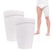 HANSILK 2 Pack katheter been zak houder | Wasbare Herbruikbare Urine Bag Cover Stretch Ondersteuning Sleeve Gestikt Ontwerp voor Incontinentie Zorg