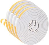vidaXL Zelfklevende schuimtape - Wit - 15mm x 5m - 4 stuks