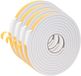 vidaXL Zelfklevende schuimtape - Wit - 15mm x 5m - 4 stuks