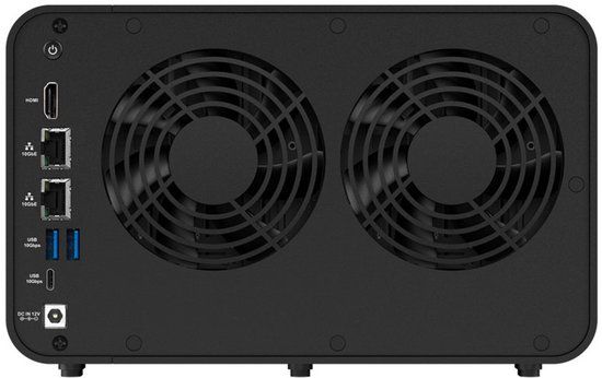 TerraMaster F6-424 MAX data-opslag-server NAS Desktop Intel® Core™ i5 i5-1235U 8 GB DDR5 Zwart