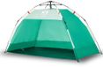 vidaXL Tente de plage - 2 personnes - Imperméable - Vert mer