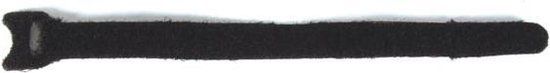 Perel Klittenband kabelbinders 12,5 x 205 mm, zwart, UV-bestendig, 10 stuks