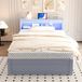OKWISH Slaapbank 90x200 cm - Grijs
