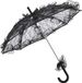 Parasol de mariée sans marque - Parapluie en dentelle - Accessoire de photographie - Dentelle délicate - Noir