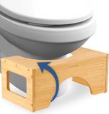 Merkloos / Sans marque Wan GmbH Toiletkruk Inklapbaar Bamboe