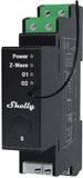 Shelly Wave Pro 2PM LR schakelactor DIN-rail 2-kanaals Long Range