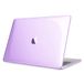 Fintie Hoes Compatibel met MacBook Pro 13 2020-2016 A2338 M1 A2289 A2251 A2159 A1989 A1706 A1708 - Hoogwaardige Beschermhoes Compatibel met MacBook Pro 13\" met Retina Display Touch ID, Paars (Clear)