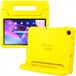 HappyCase Kinder Tablethoes Geschikt voor Lenovo Tab M10 Plus Gen 3 | Kindvriendelijke Hoes | Beschemhoes | Kinderhoes | met Handvat en Standaard | Geel
