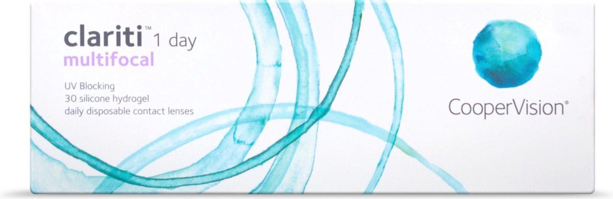 Clarit 1day multifocale daglenzen zacht, 30 stuks / -1.75