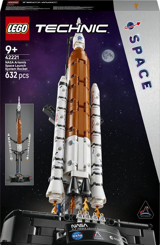 LEGO® Technic NASA Artemis Ruimteraket 42221 Bouwset
