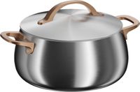 BergHOFF Home Kookpan 24 cm - RVS Kookpot met Deksel - Warm Blush