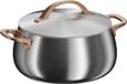 BergHOFF Home Kookpan 24 cm - RVS Kookpot met Deksel - Warm Blush