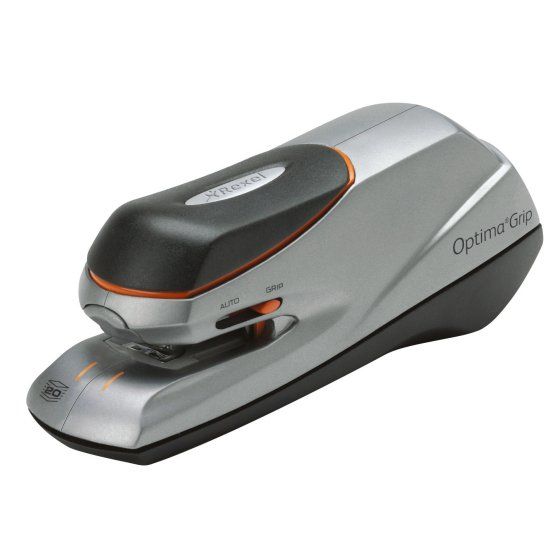Rexel Optima Grip Elektrische Nietmachine Zilver/Zwart