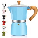 Solidchoice - Cafetière italienne en aluminium, 12 tasses, idéale pour une utilisation à la maison et en camping