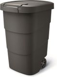 Keden Prosperplast Wheeler Grote Afvalbak met wielen 95L Zwart Kunststof