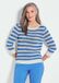 Goldner Trui Blauw / Wit / Gedess. Maat 54