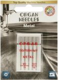 Organ Needles 9588 Metallic Naaimachine Naalden - Zilver (100 stuks)