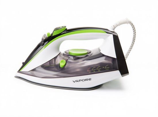 Vapore Stoomstrijkijzer 2400W Keramische Zoolplaat Anti-Drip Zelfreinigend Incl. Hittebestendige Strijkmat