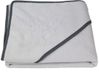 Tom en Zoë Baby Handdoek met Capuchon - Badcape - Omslagdoek - Grijs