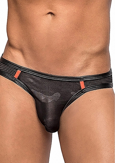 Male Power Sport Bikini, Zwart, Klein