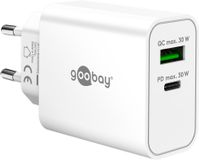 Goobay 75336 30W USB-C PD GaN Dual Snellader Wit