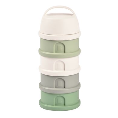 BEABA ® Melkpoeder doseerdoos Cotton wit/ saliegroen