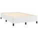 Bol Cadre de lit sans matelas 120x190 cm similicuir blanc