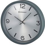 Bresser Wandklok Mytime Silver Edition 25 Cm Rvs Grijs
