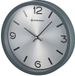 Bresser Wandklok Mytime Silver Edition 25 Cm Rvs Grijs