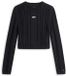Tommy Jeans Tjw Cable Script Swe Trui - Zwart - Vrouwen - XL