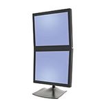 Ergotron DS100 Support de bureau double écran - Vertical - 24 pouces - Noir