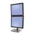 Ergotron DS100 Support de bureau double écran - Vertical - 24 pouces - Noir