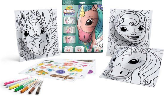Crayola POPS Hobbypakket - 3D-Activiteiten Mystieke Wezens - Kinderen - 6+