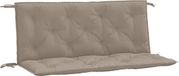 vidaXL Tuinbankkussens 2 stuks 120x50x7 cm Oxford stof taupe