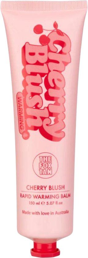 The Fox Tan Cherry Blush Warming Balm – Verwarmende Tanning Balm voor Snellere Bruining