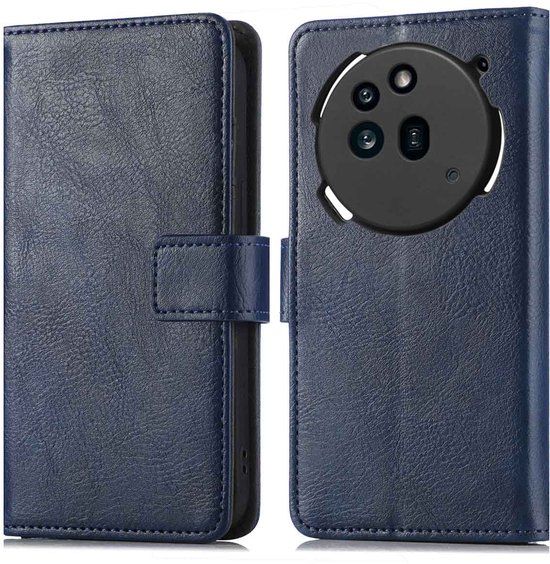 imoshion Hoesje - Geschikt voor Nothing Phone (3a) Pro - Luxe Bookcase - Donkerblauw