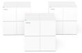 Merkloos Wifi-systeem Mesh - Wit - 3-pack - 500 m² dekking