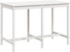 vidaXL Tuintafel - 159,5x82,5x110 cm - Massief Grenenhout - Wit