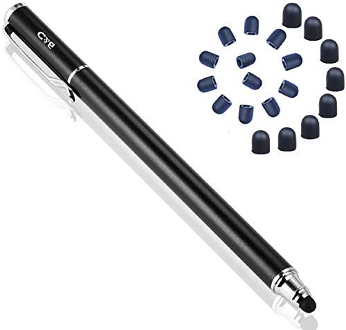Bargains Depot B&D universele styluspen 2-in-1, voor touchscreen, pen voor Apple iPad, iPhone, iPod, tablet, Galaxy, LG en HTC