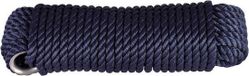 Talamex Superlene ligne d'ancre Ø 10 mm 20 mètres de long - Bleu marine