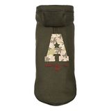 Wouapy Hond Hoodie, maat 24, Khaki