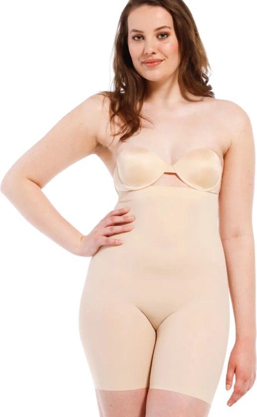 MAGIC Bodyfashion Maxi Sexy Hi Bermuda Latte Dames - Maat 4XL
