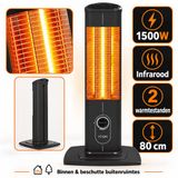 ICQN Infrarood Kachel - 1500W - IP20 - Staand - 3 Warmtestanden