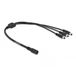 Delock DC splitter | 1 naar 3 | 5,5 x 2,1mm | max. 24V/5A | 0,50 meter