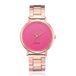LGT JWLS Luxe Damespolshorloge - Rose Gouden Band en Behuizing, Roze Uurwerk