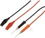 Voltcraft MSL-310 Meetsnoer Stiftcontact Krokodilklem 1 m Rood, Zwart 1 paar