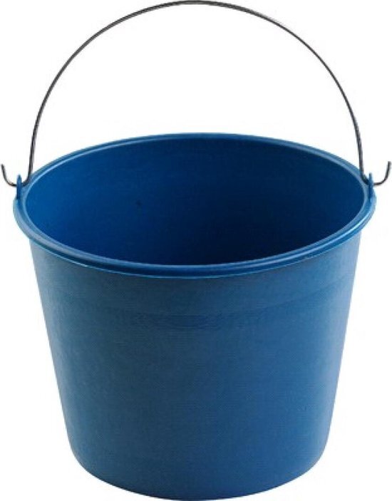 Hega emmer rond 6 liter 23 x 17,5 cm blauw