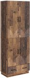 vidaXL - Bank loungeset - Hout - Oud hout