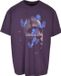 Mister Tee Le Papillon Oversize Heren T-shirt Paars 5XL